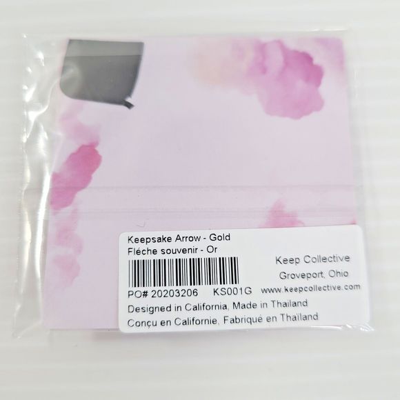 KEEP Collective Keepsake Arrow Gold Charm for Stella Dot Bracelet Charm RETIRED - Picture 2 of 4